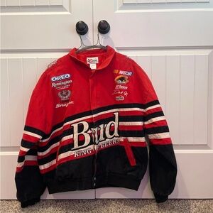 Budweiser Red and Black Racing Jacket
